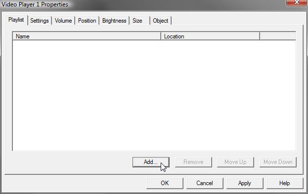 BioExplorer - Video Player Properties and Playlist