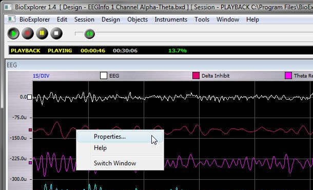 BioExplorer : How to access Oscilloscope Properties