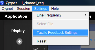 Tactile Feedback Settings