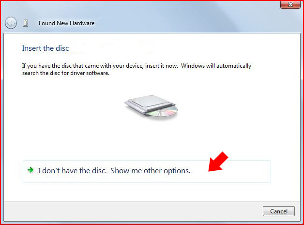 Insert disc that came with your QIK