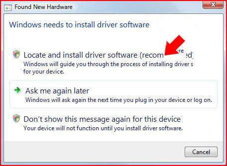 Windows needs to install driver software for your QIK